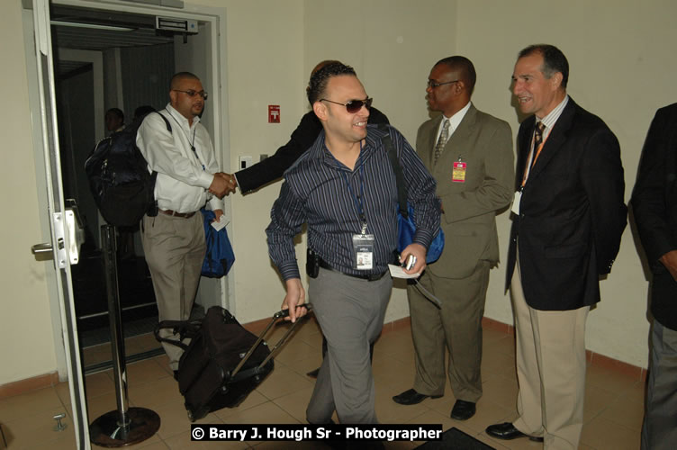 JetBue Airways' Inaugural Air Service between Sangster International Airport, Montego Bay and John F. Kennedy Airport, New York at MBJ Airports Sangster International Airport, Montego Bay, St. James, Jamaica - Thursday, May 21, 2009 - Photographs by Net2Market.com - Barry J. Hough Sr, Photographer/Photojournalist - Negril Travel Guide, Negril Jamaica WI - http://www.negriltravelguide.com - info@negriltravelguide.com...!