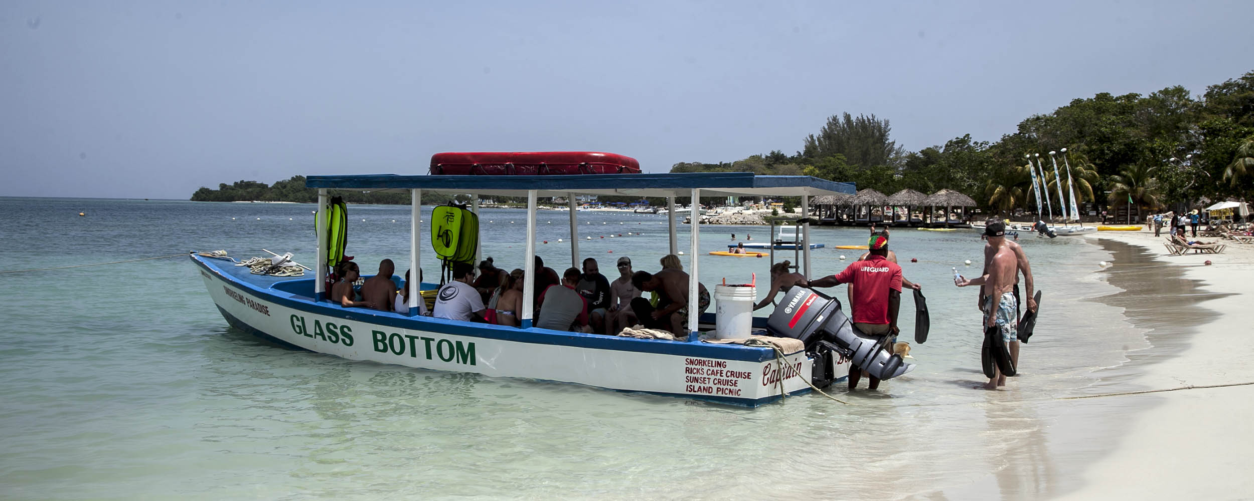 Glass Bottom Boat - Negril Jamaica