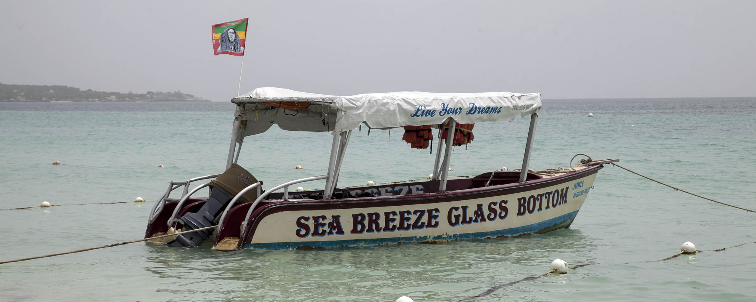 Sea Breeze Glass Bottom Boat - Negril Beach, Negril Jamaica