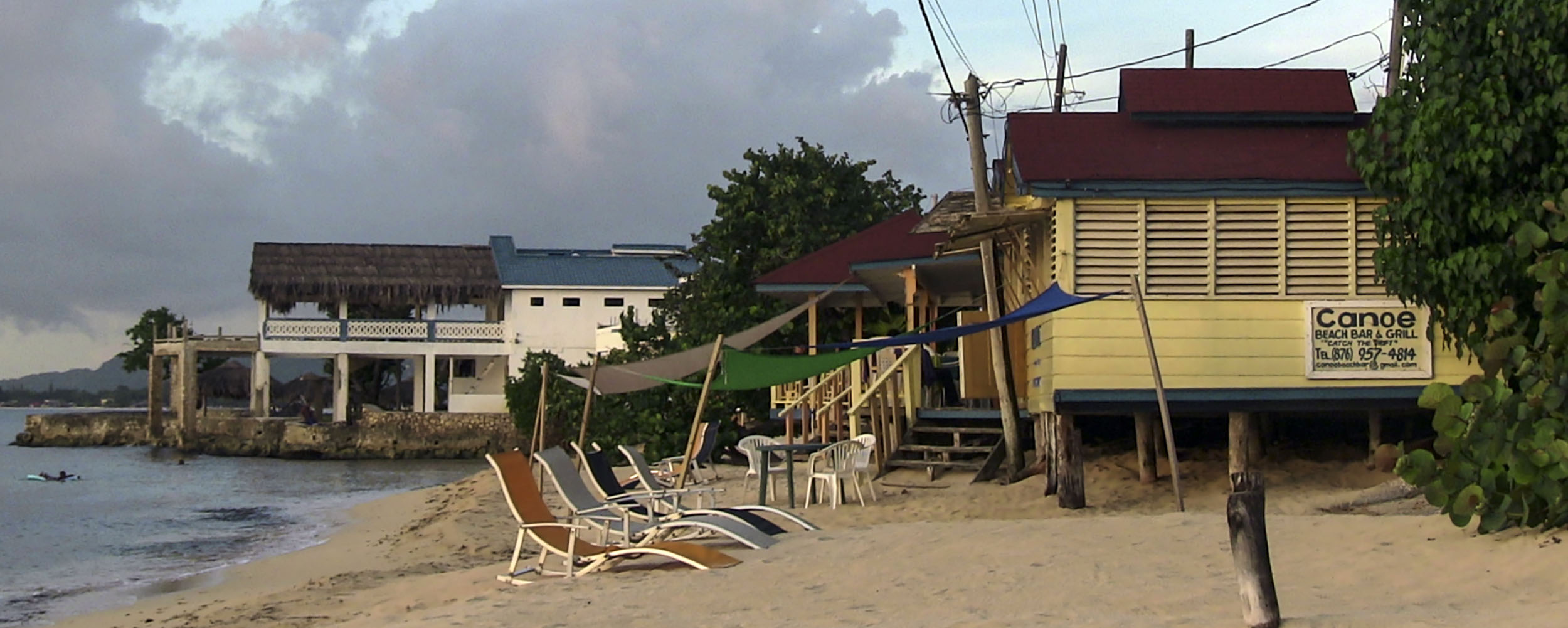 Canoe Beach Bar, West End, Negril Jamaica