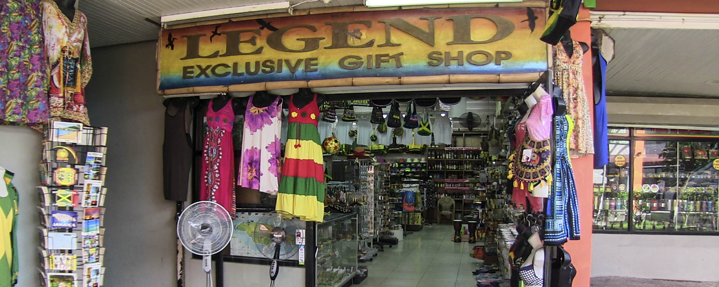 Legend's Exclusive Gift Shop - Sunshine Village Complex - Negril Jamaica