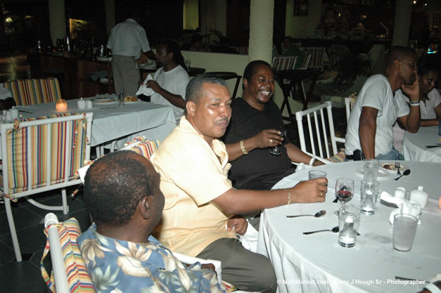 Dinner at Hedonism II - Caribbean Medical Mission, Sunday, October 22, 2006 - Negril Travel Guide, Negril Jamaica WI - http://www.negriltravelguide.com - info@negriltravelguide.com...!