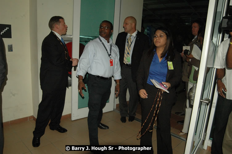 JetBue Airways' Inaugural Air Service between Sangster International Airport, Montego Bay and John F. Kennedy Airport, New York at MBJ Airports Sangster International Airport, Montego Bay, St. James, Jamaica - Thursday, May 21, 2009 - Photographs by Net2Market.com - Barry J. Hough Sr, Photographer/Photojournalist - Negril Travel Guide, Negril Jamaica WI - http://www.negriltravelguide.com - info@negriltravelguide.com...!