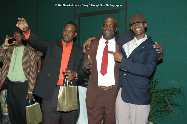 Red Cap Porters Awards - Minister of Tourism, Hon. Edmund Bartlett - Director of Tourism, Basil Smith - Friday, December 14, 2007 - Holiday Inn Sunspree, Montego Bay, Jamaica W.I. - Photographs by Net2Market.com - Barry J. Hough Sr, Photographer - Negril Travel Guide, Negril Jamaica WI - http://www.negriltravelguide.com - info@negriltravelguide.com...!