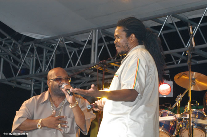 Josey Wales & Charlie Chaplin - Red Stripe Reggae Sumfest 2005 - Rockers Night - July 20th, 2005 - Negril Travel Guide, Negril Jamaica WI - http://www.negriltravelguide.com - info@negriltravelguide.com...!