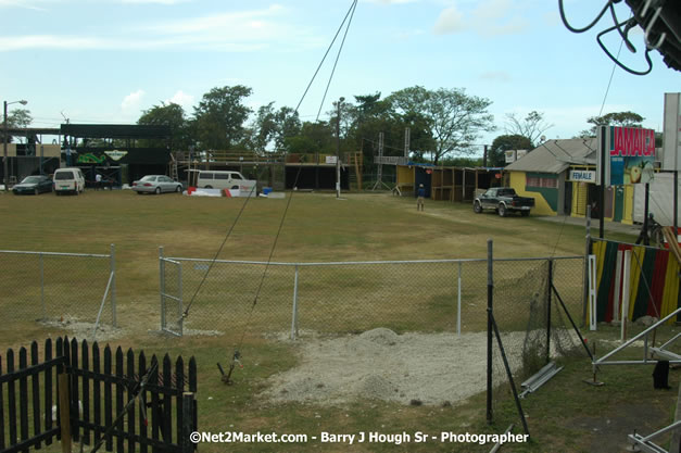 Venue Under Construction - Wednesday, July 18, 2007 - Red Stripe Reggae Sumfest at Catherine Hall, Montego Bay, St Jamaica, Jamaica W.I. - Negril Travel Guide.com, Negril Jamaica WI - http://www.negriltravelguide.com - info@negriltravelguide.com...!