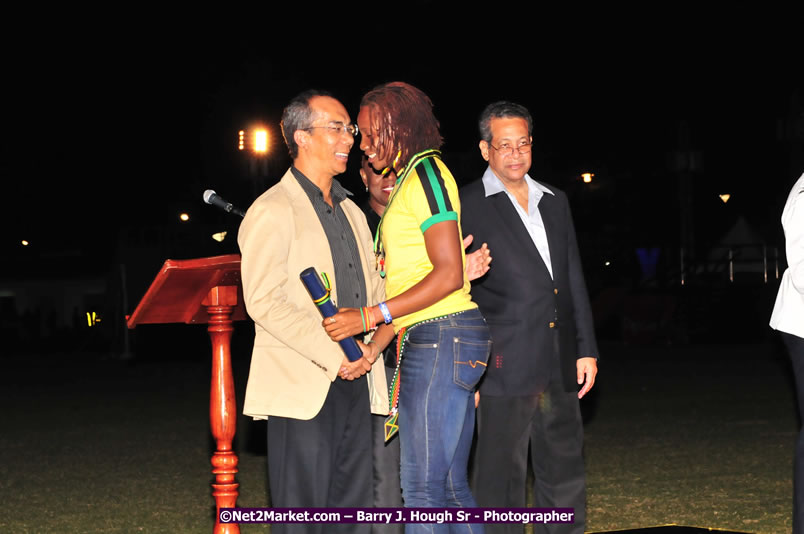 Jamaica's Athletes Celebration - Western Olympics Sports Gala & Trelawny Homecoming - Wednesday, October 8, 2008 - Photographs by Net2Market.com - Barry J. Hough Sr. Photojournalist/Photograper - Photographs taken with a Nikon D300 - Negril Travel Guide, Negril Jamaica WI - http://www.negriltravelguide.com - info@negriltravelguide.com...!