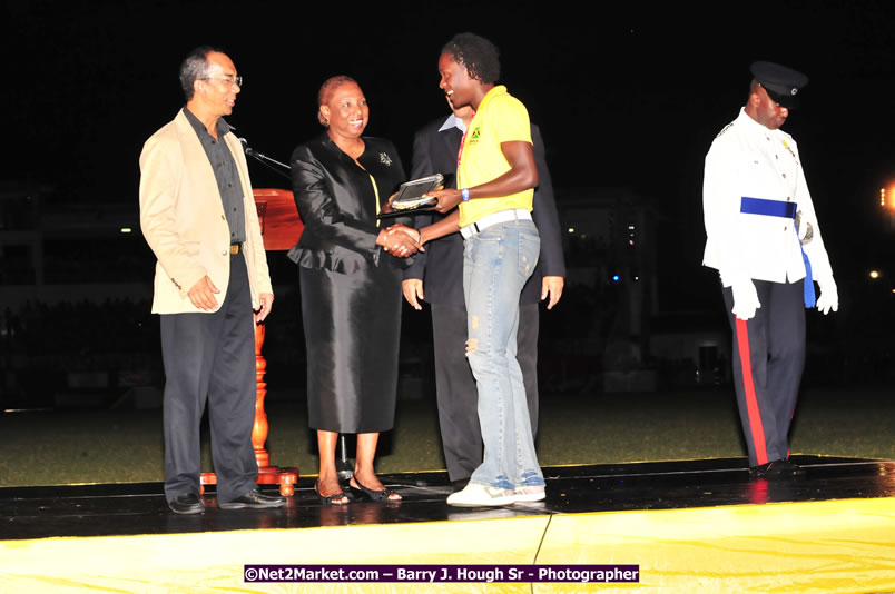 Jamaica's Athletes Celebration - Western Olympics Sports Gala & Trelawny Homecoming - Wednesday, October 8, 2008 - Photographs by Net2Market.com - Barry J. Hough Sr. Photojournalist/Photograper - Photographs taken with a Nikon D300 - Negril Travel Guide, Negril Jamaica WI - http://www.negriltravelguide.com - info@negriltravelguide.com...!