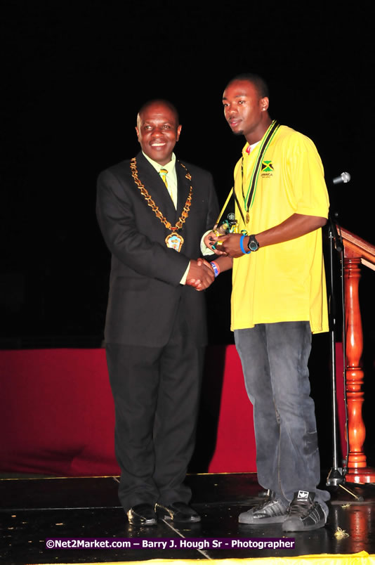 Jamaica's Athletes Celebration - Western Olympics Sports Gala & Trelawny Homecoming - Wednesday, October 8, 2008 - Photographs by Net2Market.com - Barry J. Hough Sr. Photojournalist/Photograper - Photographs taken with a Nikon D300 - Negril Travel Guide, Negril Jamaica WI - http://www.negriltravelguide.com - info@negriltravelguide.com...!